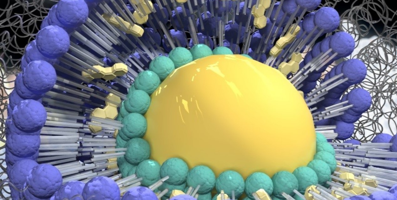 Illustration of nanoparticles