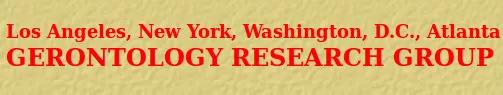 Группа Исследований Геронтологии{{en:Gerontology Research Group}}